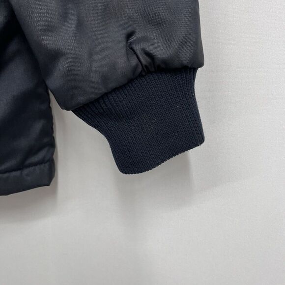 Champion Vtg 70's Men's M Snap Button Satin Official Racing Apparel Blue Jacket - Picture 6 of 15